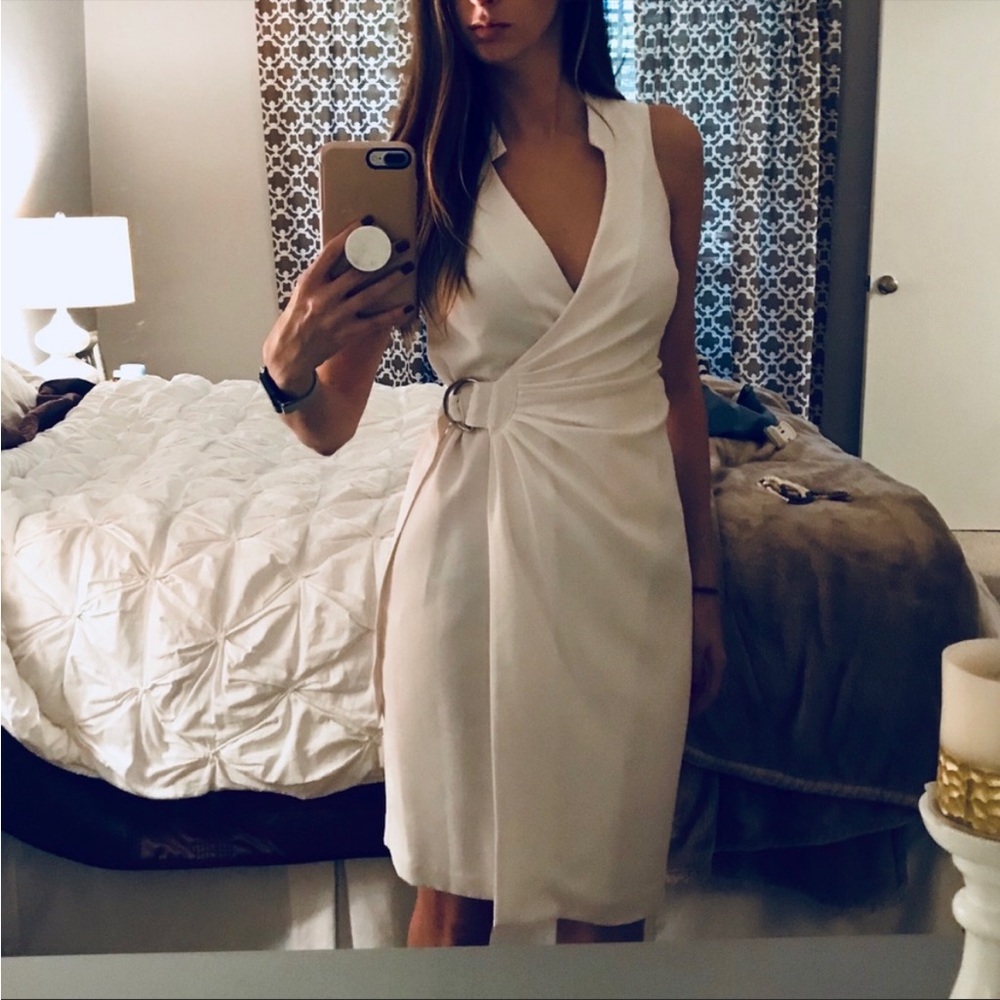 H&M Wrap White Dress